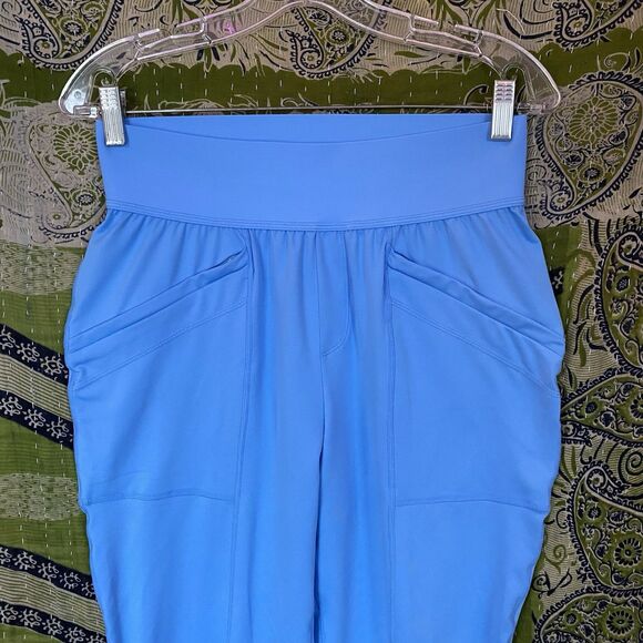 Free People Movement Baby Blue High Fives Joggers Size Small - Picture 3 of 16